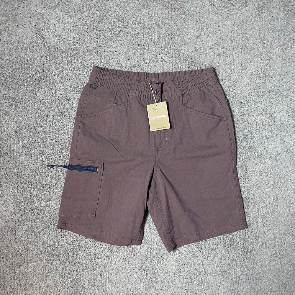 Patagonia Nomader Dusky Brown Hiking Climbing Shorts 8" Inseam Men's X-Small NWT